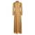 Tom Ford Lurex knit long dress Gold