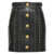 Balmain Lace up skirt Black