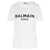 Balmain Logo print T-shirt White/Black