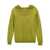 Rick Owens Wool hooded sweater Green