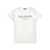 Balmain Kids Rhinestone logo T-shirt White/Black