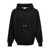 GCDS Sequin logo hoodie Black