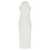 Balmain Monogrammed knit dress White