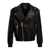 Balmain Leather biker jacket Black