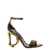 Dolce & Gabbana Animal-print sandals with logo heel Multicolor