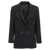 KITON Double-breasted cashmere blazer Black