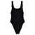 HUNZA G 'Domino Swim' one-piece swimsuit Black