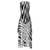 MISSONI BEACHWEAR Tray patterned bodysuit White/Black