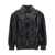 Alessandra Rich Leather bomber jacket Black