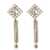 Alessandra Rich Crystal earrings Silver
