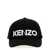 Kenzo Logo printed cap White/Black