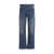 Fendi Leather detail jeans Light Blue