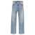 GCDS Printed jeans Light Blue