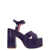 HAUS OF HONEY 'Lacquer Doll' sandal Purple
