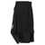 Y-3 Asymmetrical skirt Black