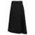 Jil Sander Asymmetrical skirt Black