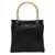 Jil Sander Small leather shopping bag Black