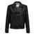 Moschino 'In love we trust' leather jacket Black