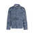 BLUEMARBLE 'Folk Checkerboard' jacket Blue