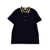 Fendi Logo collar polo shirt Blue