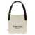 Tom Ford Logo canvas handbag White/Black