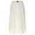 Brunello Cucinelli Cotton blend midi skirt White