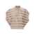 Brunello Cucinelli Sequin striped polo shirt Beige