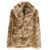 ALABAMA MUSE 'Reed' faux fur coat Multicolor