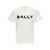 Bally Flocked logo T-shirt White/Black