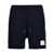 Thom Browne Cotton knit bermuda shorts Blue