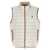 Brunello Cucinelli Padded vest with logo embroidery White