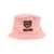 MOSCHINO BABY Logo embroidery bucket hat Pink