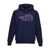 The North Face Logo print hoodie Blue