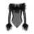 OSEREE 'Plumage' bodysuit Black