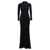 Off-White Long hooded dress Black