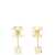 Off-White 'Double arrow' earrings Gold