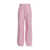 Marni Logo embroidery pants Pink