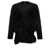 COMME DES GARÇONS HOMME PLUS Cut-out and fringed sweater Black