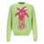 Palm Angels Douby Intarsia sweater Green