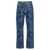 Palm Angels Palmity Allover Laser jeans Blue