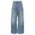 Palm Angels 'Washed Logo' jeans Light Blue