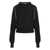 RAMAEL Cut out insert top sweater Black