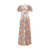LE TWINS 'Rosellina' long dress Multicolor