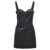 Maison Margiela Contrast stitching corset dress Black