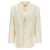 MM6 Maison Margiela Single-breasted blazer with top insert White