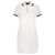DSQUARED2 Maxi cut out polo dress White