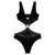 Roberto Cavalli 'Anatomic Stretch' one-piece swimsuit Black
