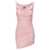 THE ANDAMANE 'Shiny' mini dress Pink