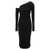 THE ANDAMANE 'Olimpia' midi dress Black