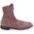 GUIDI Front Zip Leather Ankle Boots MAUVE